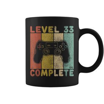Hombre Gamer 33 Cumpleaños Regalo Para Hombres 33 Años Taza de café - Regaloses