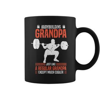 Hombre Gimnasio Culturismo Abuelo Fitness Abuelo Fitness Entrenamiento Taza de café - Regaloses