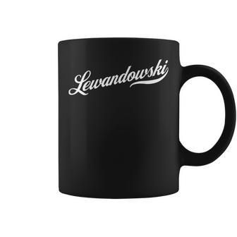 Hombre Niño Idea Regalo Divertido Humor Nombre Lewandowski Taza de café - Regaloses