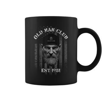 Homme Old Man Club Créé En 1951 Anniversaire D'unétéran Du Drapeau Américain Tasse - Cadeauxyz