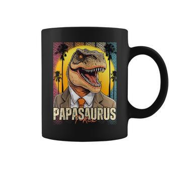 Homme Papasaurus T-Rex Dinosaure Drôle Anniversaire Fête Des Pères Tasse - Cadeauxyz