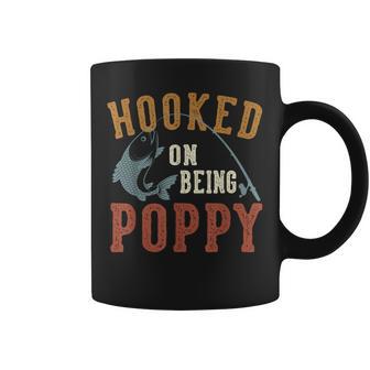 Hooked On Being Poppy Father's Day Fishing Poppy Coffee Mug - Thegiftio UK
