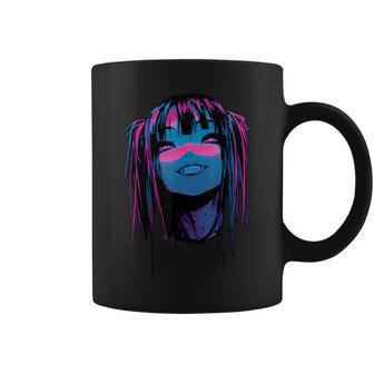 Horror Anime Waifu Girl Japanese Vampire Graphic Coffee Mug - Thegiftio