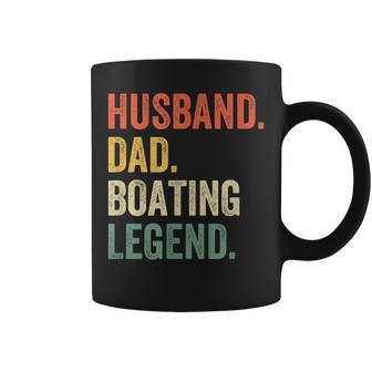 Husband Dad Boating Legend Sail Boat Captain Father's Day Coffee Mug - Thegiftio