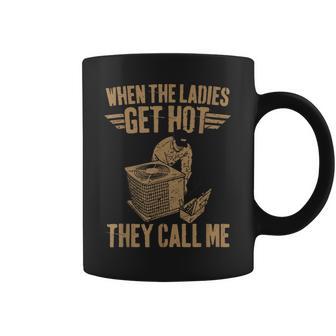 Hvac When The Ladies Get Hot They Call Me Coffee Mug - Thegiftio UK