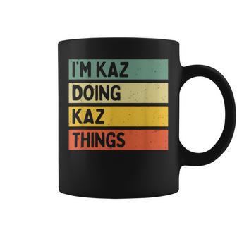 I'm Kaz Doing Kaz Things 面白い名言 コーヒーマグ - Kawaiitshirt