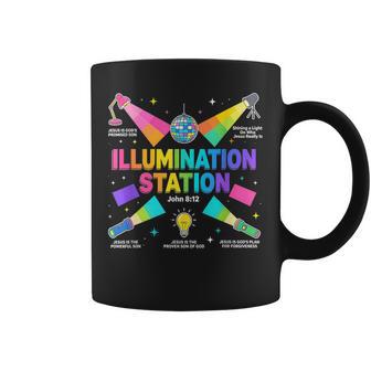 Illumination Station Vbs 2026 Shining Light Who Jesus Really Coffee Mug - Monsterry