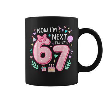 I'm 6 Next Be 7 6Th Birthday Girl 6 Year Old Girl Birthday Coffee Mug - Thegiftio UK
