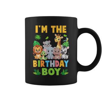I'm The Birthday Boy Kids Safari Jungle Animal Coffee Mug - Thegiftio
