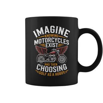 Imagine Motorcycles Exist Chopper Club バイカー バイク コーヒーマグ - Kawaiitshirt