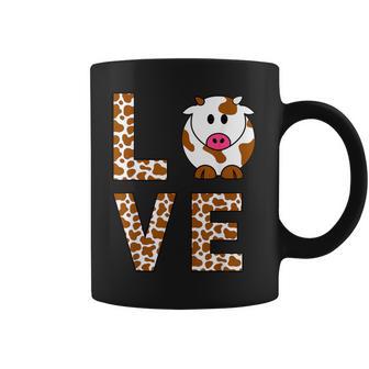 Impriméache Marron Motifache Noir Et Blanc Animal De La Ferme Tasse - Cadeauxyz