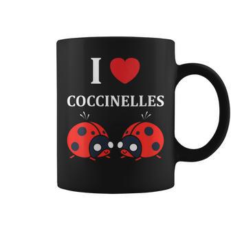 Insecte Amour Coccinelle Mignon Cœur I Love Coccinelles Tasse - Cadeauxyz