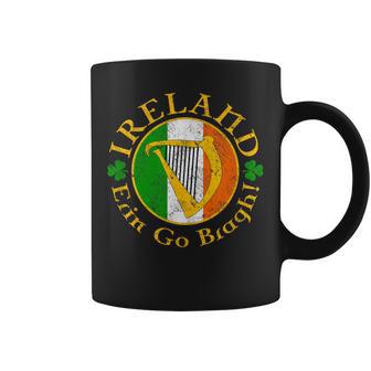 Ireland Erin Go Bragh Irish Harp Coffee Mug - Thegiftio