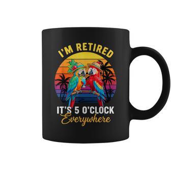 It's 5 O'clock Everywhere I'm Retired Summer Retirement Coffee Mug - Thegiftio UK