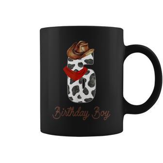 It's My 6Th Birthday Boy Vintage 6 Years Old Boys Cowboy Coffee Mug - Thegiftio UK