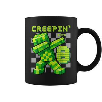 It's My 8Th Birthday Boy Gamer Creepin’ Into 8 Gamer Pixel Coffee Mug | Mazezy