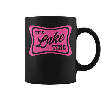 It's Lake Time Retro Lake Life Summer Lake Days Vacation Coffee Mug - Thegiftio UK
