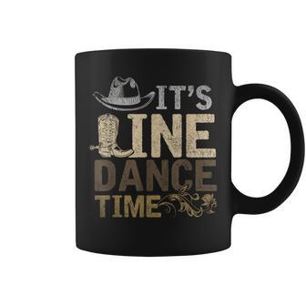 Its Line Dance Time ギフトアイデア ホースダンスライン コーヒーマグ - Kawaiitshirt