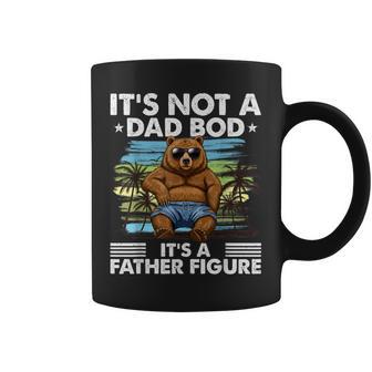 It's Not A Dad Bod It's Father Figure Bear Vintage Coffee Mug - Monsterry