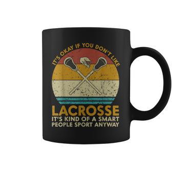 It's Okay If You Don't Like Lacrosse Vintage Lacrosse Coffee Mug - Thegiftio UK