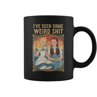 I’Ve Seen Some Weird Shit Dark Humor Weird Surreal Vintage Coffee Mug - Thegiftio UK