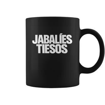 Jabalies Tiesos Music Band Bold Diseño Tipográfico Taza de café - Regaloses