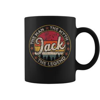 Jack The Man The Myth The Legend Personalized Name Coffee Mug - Thegiftio