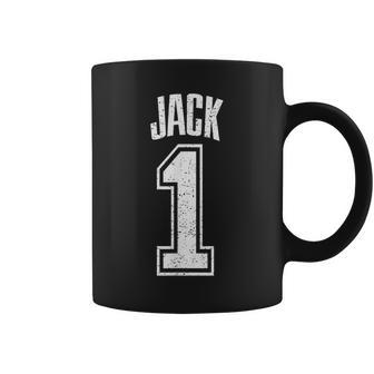 Jackサポーター番号 1番の大ファン コーヒーマグ - Kawaiitshirt