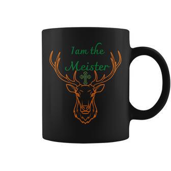 Jaegermeister Meister Deer Family Dad Mum Cheeky コーヒーマグ - Kawaiitshirt