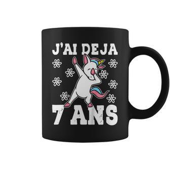 J'ai Deja 7 Ans Licorne 7Eme Anniversaire Enfant Cadeau Tasse - Cadeauxyz