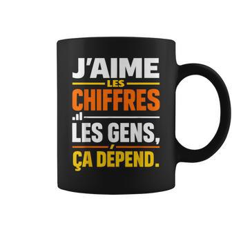 J'aime Les Chiffres Humour Comptable Tasse - Cadeauxyz