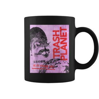 Japanese Retro Vintage Y2k Streetwear Raccoon Graphic Coffee Mug - Thegiftio UK