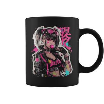 Japanese Streetwear Cyberpunk Y2k Techwear Retro Manga Anime Coffee Mug - Thegiftio