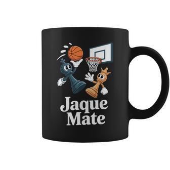 Jaque Mate Baloncesto Ajedrez Humor Jugador Taza de café - Regaloses