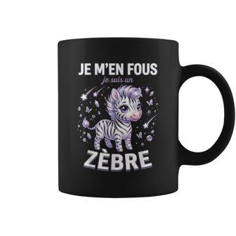 Je M'en Fous Jeuis Un Zèbre Humour Kawaii Drôle Enfant Tasse - Cadeauxyz
