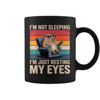 Je Ne Dors Pas Je Repose Juste Mes Yeux Une Drôle De Fête Des Pères Tasse - Cadeauxyz