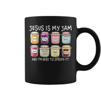Jesus Is My Jam And I'm Here To Spread It Christian Faith Coffee Mug - Thegiftio UK