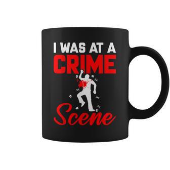 J'étaisur Unecène De Crime I True Crime Tasse - Cadeauxyz