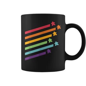 Jeu Deociété Meeple Retrotripes Tasse - Cadeauxyz