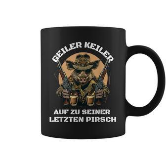 Jga Geiler Keiler- Jäger Junggesellenabschied Jagd Tassen - Seseable