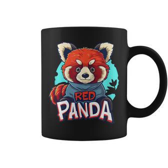 Joli Costume De Panda Rouge Pour Adultes Et Enfants Tasse - Cadeauxyz