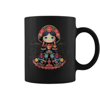 Jolie Poupée Matrjoschka Faite À La Main Pour Les Amateurs De Poupées Russes Tasse - Cadeauxyz