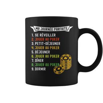 Journée Poker Humour Joueur De Poker Citation Original Carte Tasse - Cadeauxyz