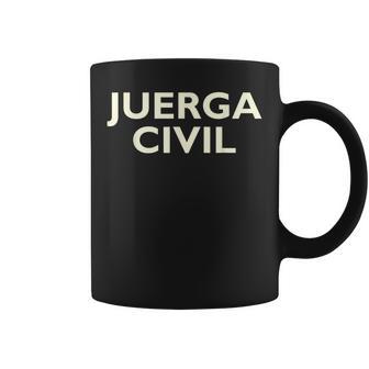 Juerga Civil Diseño Fiesta Humor Despedida Deoltero Taza de café - Regaloses