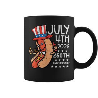 July 4Th 2026 250Th Anniversary Hotdog 250 Years Usa Kid Coffee Mug - Thegiftio UK