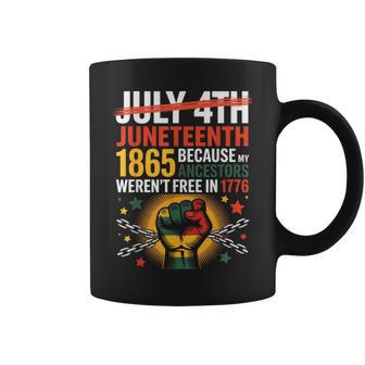 Junenth 1865 Black History Freedom Pride Graphic Coffee Mug - Thegiftio UK