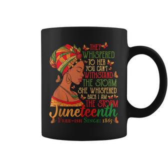 Junenth 1865 Am The Storm Black Black History Month Coffee Mug - Thegiftio UK