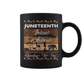 Junenth Believe Achieve Black African June 19Th Women Coffee Mug - Thegiftio UK
