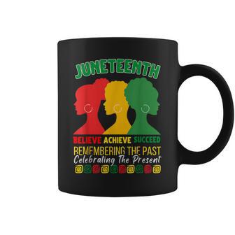 Junenth Believe Achieve Succeed Black History Month Women Coffee Mug - Thegiftio UK