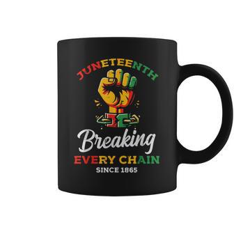 Junenth Breaking Every Chain Black African Kids Coffee Mug - Thegiftio UK